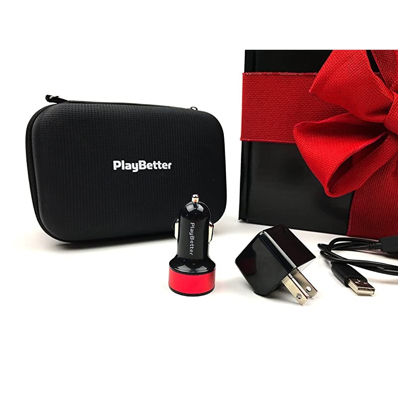 Garmin Forerunner 245 Music (Aqua) Gift Box Bundle | + HD Screen Protectors (x4), USB Car/Wall Adapters & Hard Case | Prepacked with Bow, Crinkle Paper | Running GPS Watch, VO2 Max, Spotify