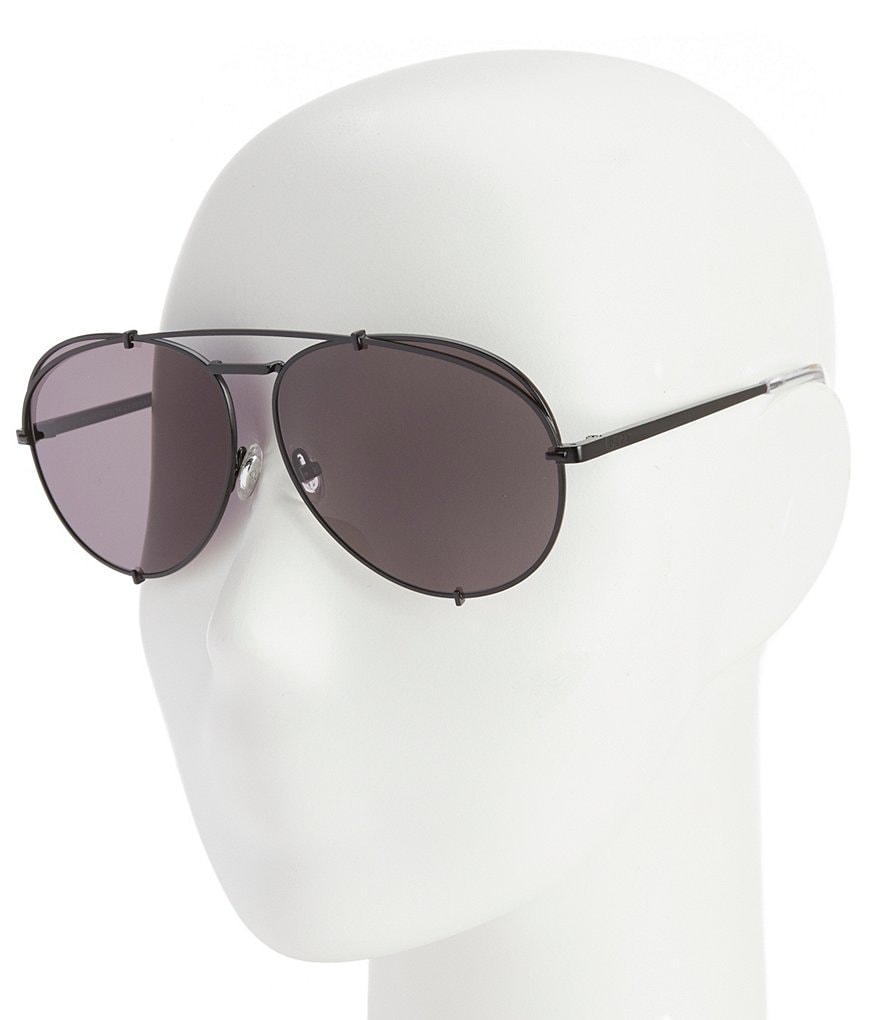 DIFF Eyewear Koko Matte Black Avaitor Sunglasses
