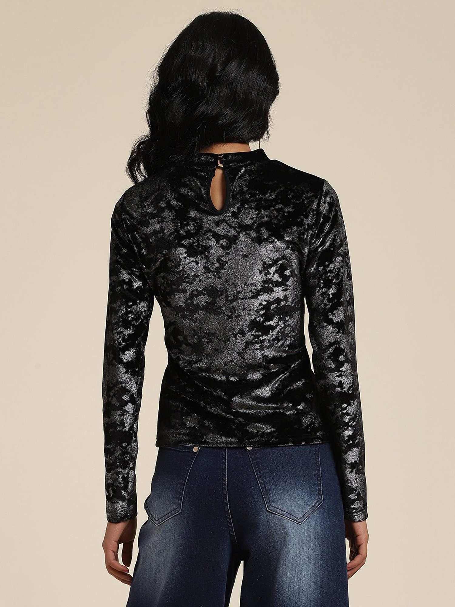 Label Ritu Kumar Black Top