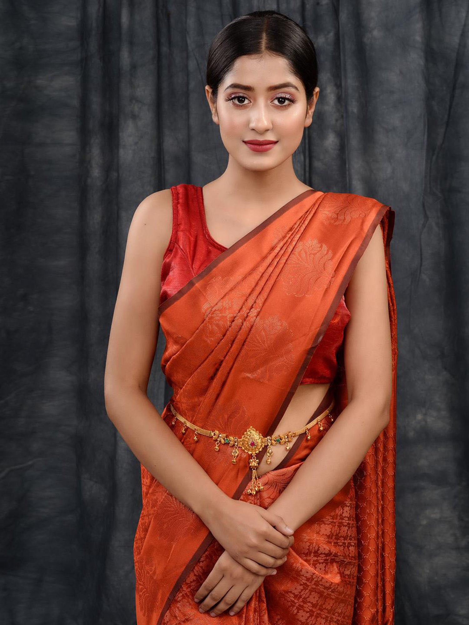 Saraf Rs Jewellery Gold Plated Beaded Kamarbandh