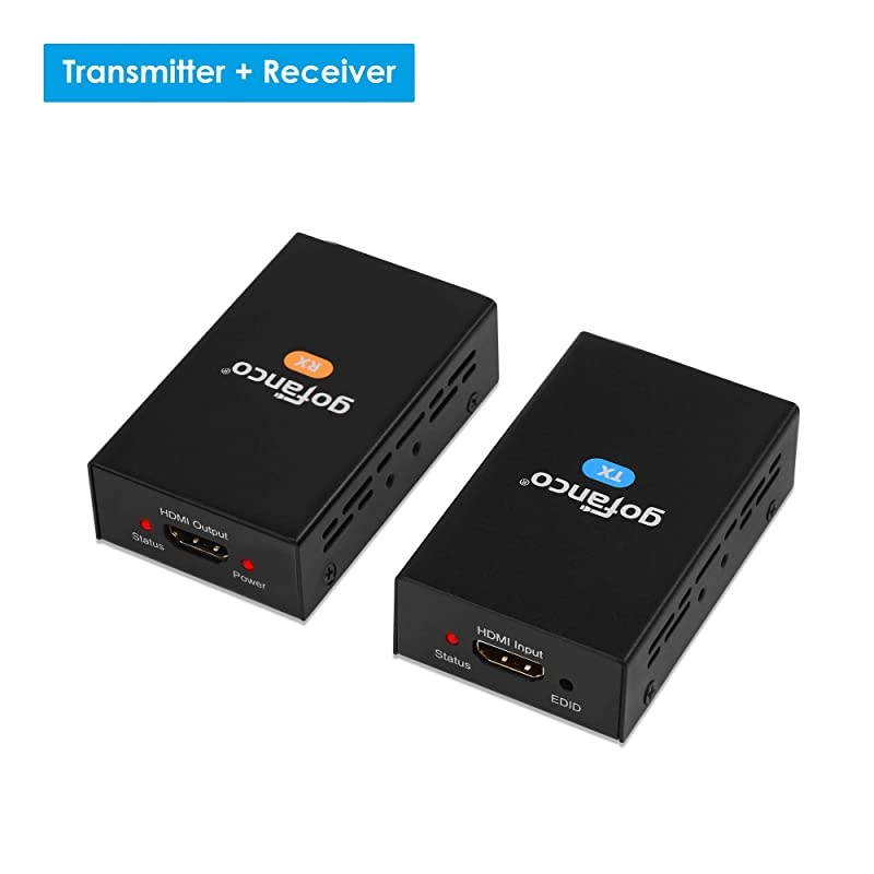 HDMI Extender 165ft 1080p Over CAT5e67 up to 165feet 50m at 1080p Supports Deep Color 3D EDID Copy Supports Dolby Digital DTS HDExt