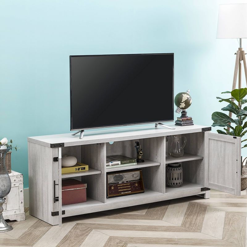 58" TV Stand For TVs up to 65" White - Home Essentials
