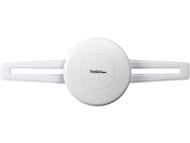 Five Star [Newest 2020] HDTV Antenna w/ 360&deg; Omnidirectional Amplified Outdoor TV Antenna up to 150 Miles Indoor/Outdoor, RV, Attic 4K 1080P UHF VHF Supports 4TVs Installation Kit & Mounting Pole