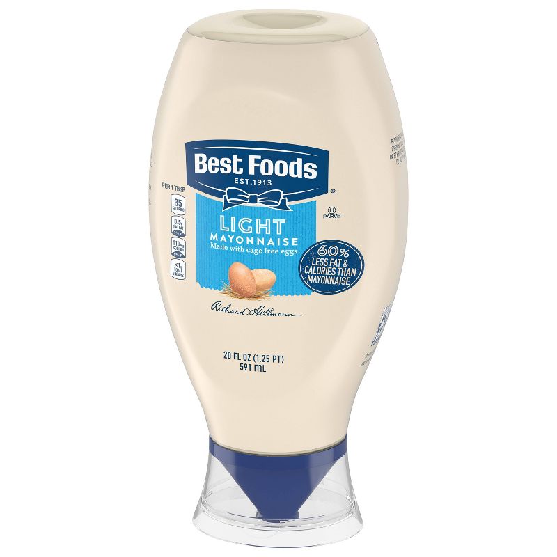 Best Foods Light Mayonnaise Squeeze - 20oz