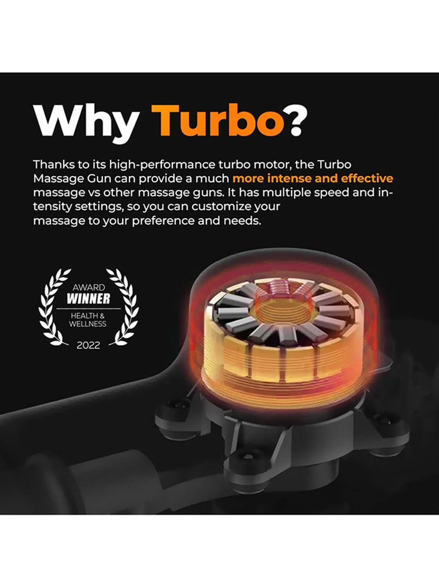 Flexnest German-Designed Turbo Massage Gun For Body Pain Relief