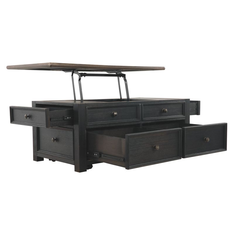 Tyler Creek Coffee Table with Lift Top Grayish Brown/Black - Signature Design by Ashley