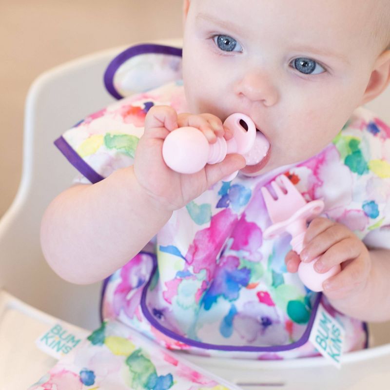 Bumkins Silicone Chewtensils - Pink