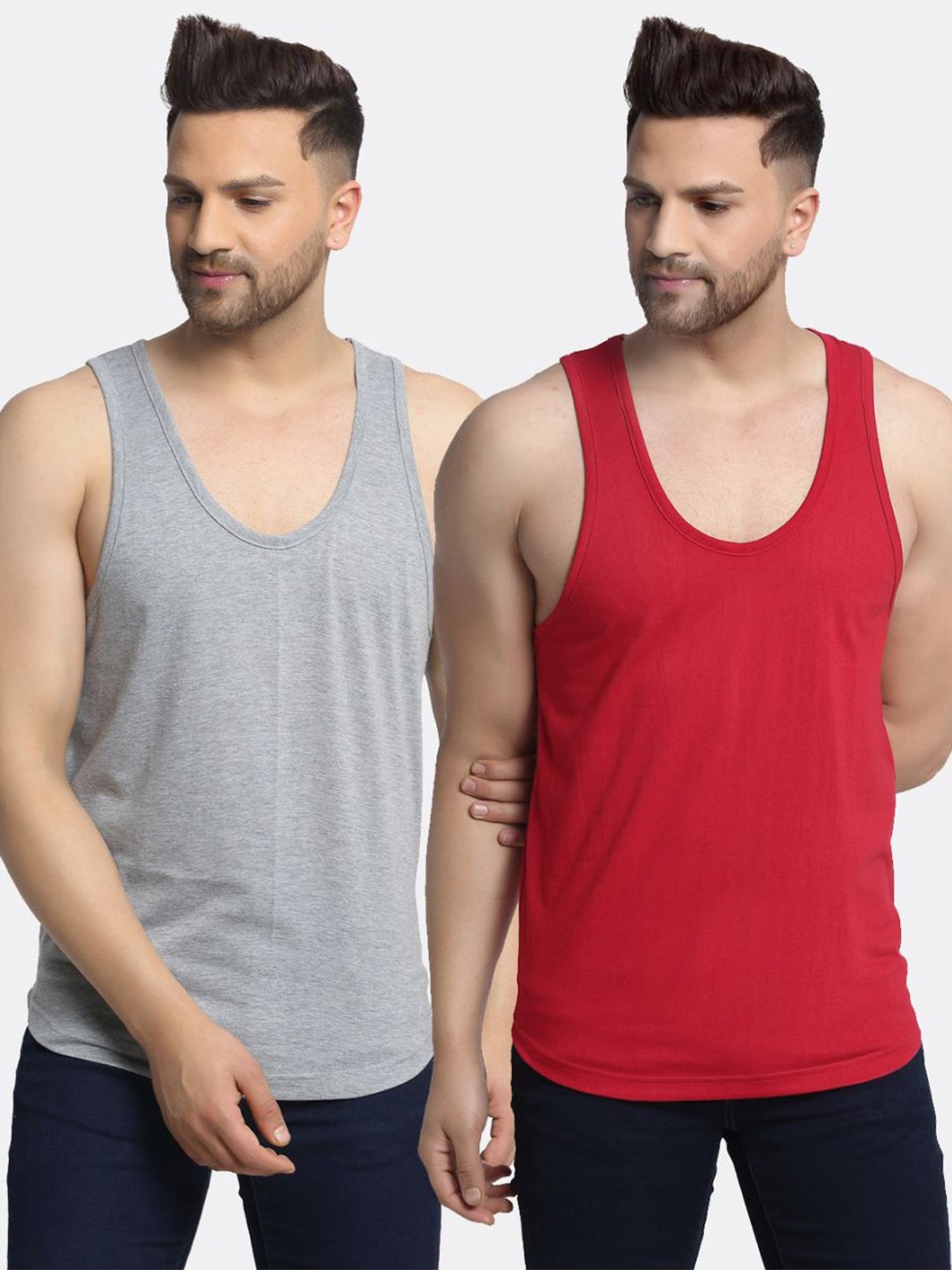 Bodycare Anthra Melange Regular Fit Thermal Top