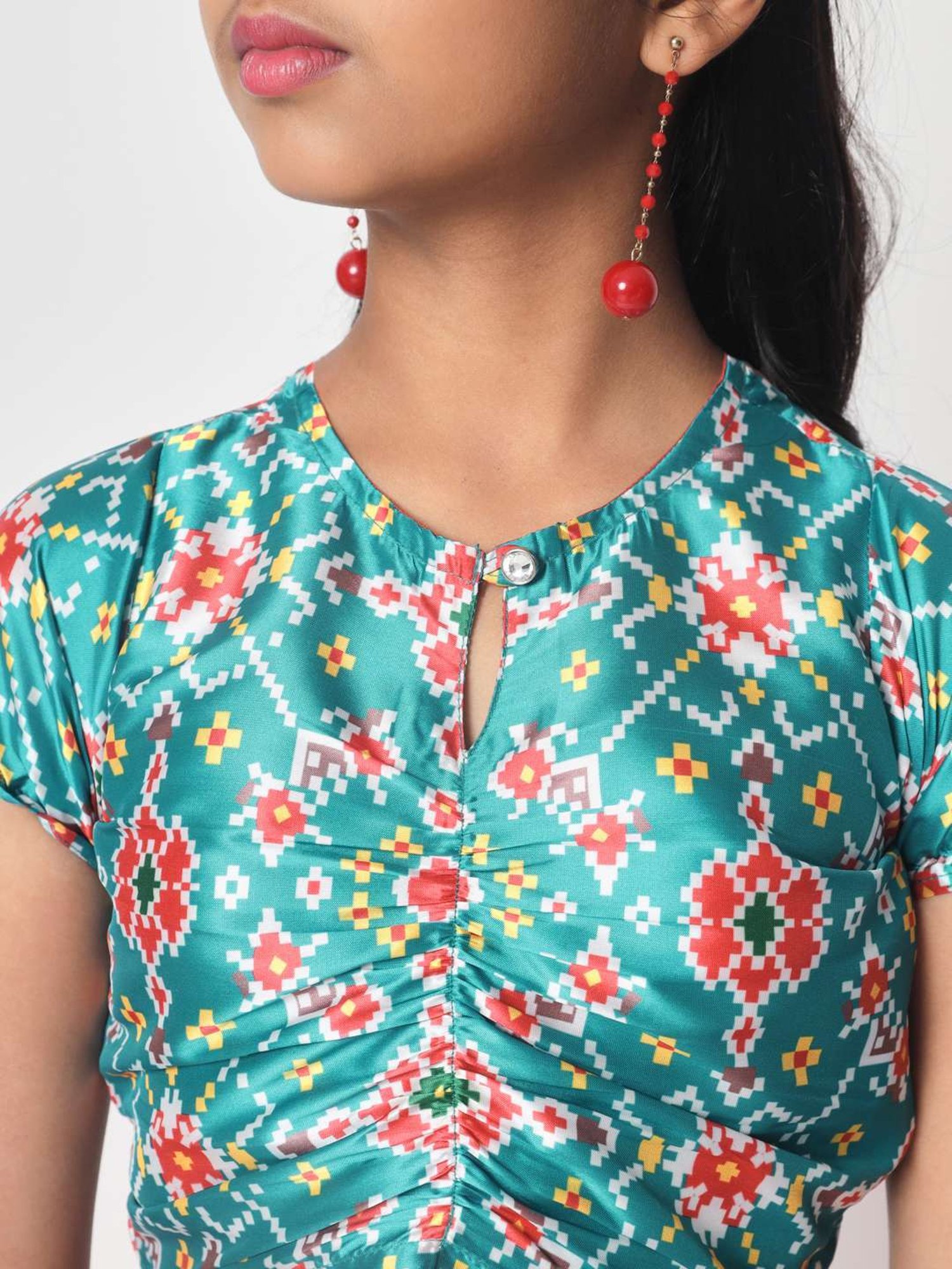 studiorasa Kids Blue Printed Top