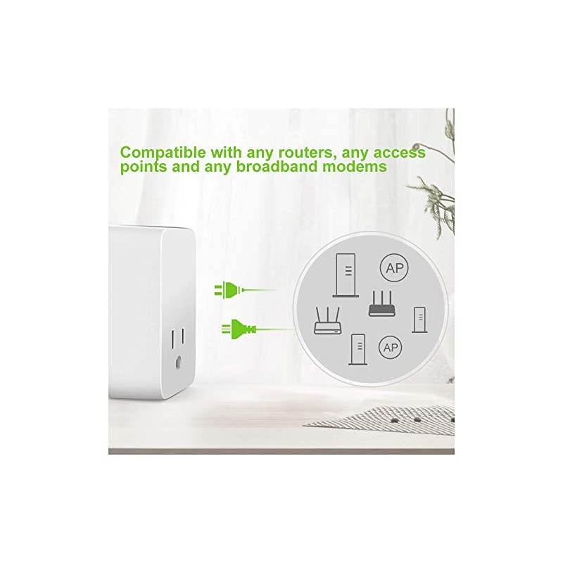 Router Reset 2 Pack Smart Plug Auto Monitor and Restart RouterModemAccess Points if Fails Auto Power Cycler for Routers Works with REC App
