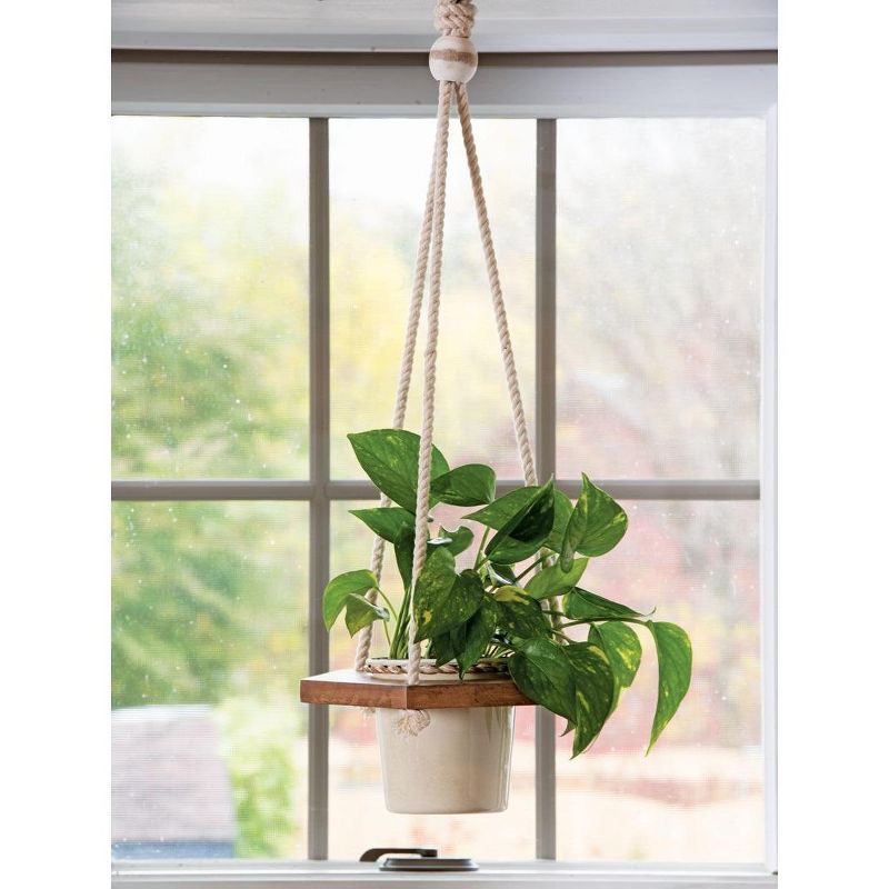 Planter Hanger with Pot - Gardener's Supply Company