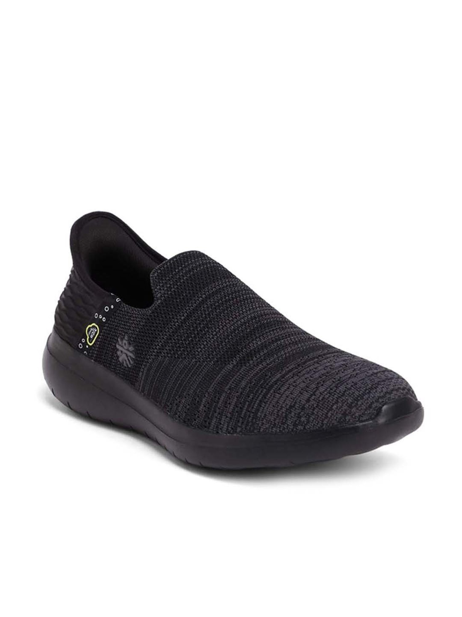 cultsportone EZ+ Walk Men's Black Running Shoes