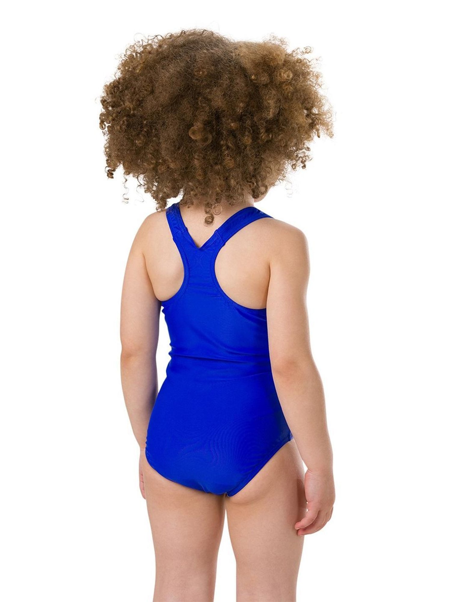 Speedo Kids Blue Printed Swimsuit