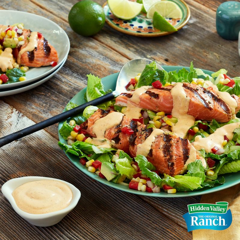 Hidden Valley Simply Ranch Chili Lime Salad Dressing & Topping - Gluten Free - 12fl oz