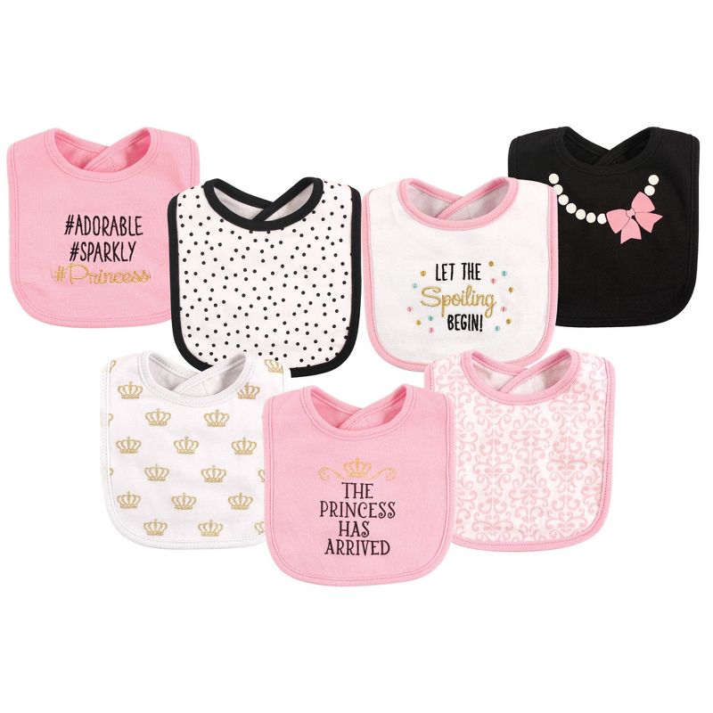 aden by aden + anais essentials 3pk Water Resistant Bib - Minnie Rainbows