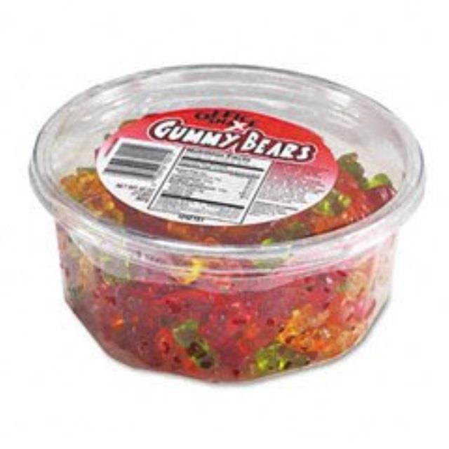 Office Snax Gummy Bears, Assorted Flavors, 2 Lb Tub