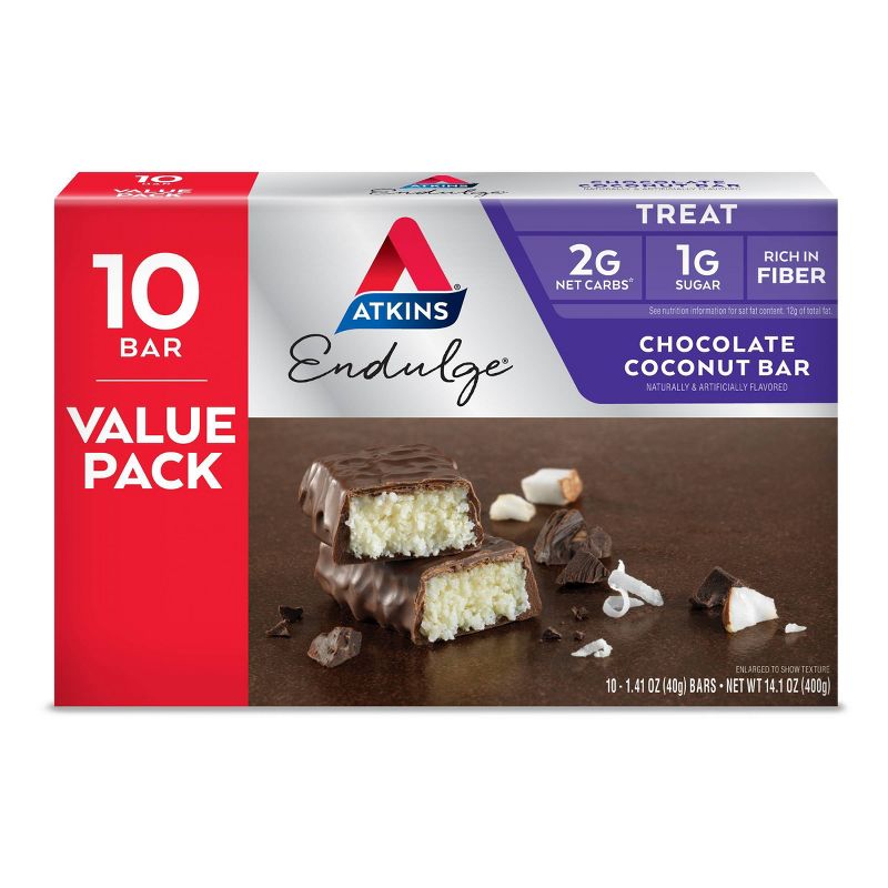 Atkins Endulge Chocolate Coconut Bar - 10pk