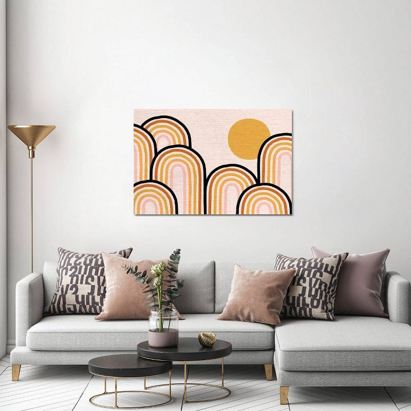 Growing Rainbow Blush Mat II by Dominique Vari Unframed Wall Canvas - iCanvas