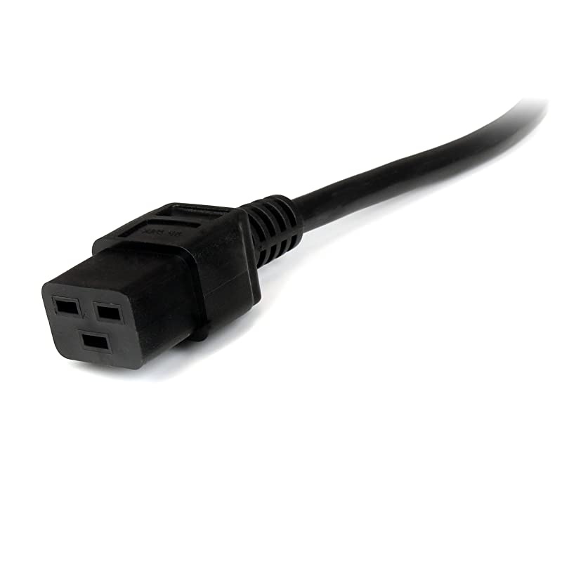 com 8 ft Computer Power Cord NEMA 515P to IEC 320 C19 Power Cable IEC 60320 C19 to NEMA 515 M AC 110 V 8 ft Molded Black PXT515C198