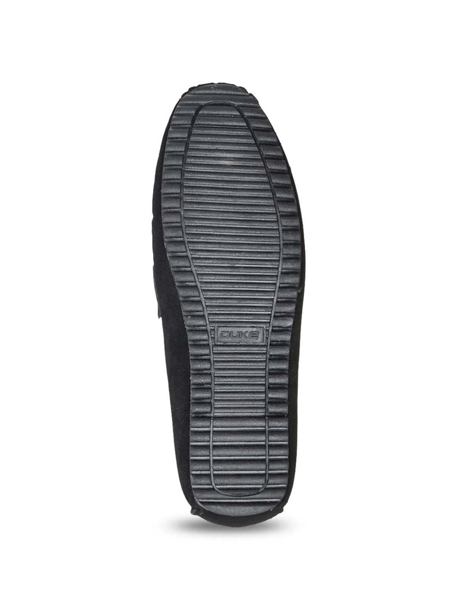 Duke Men's Black Casual Loafers