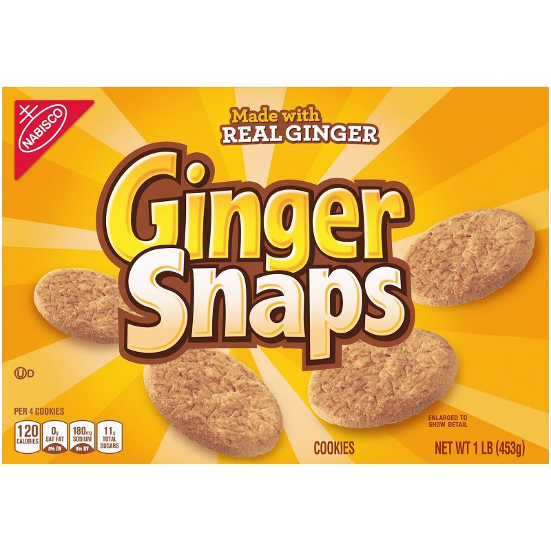 Nabisco Ginger Snaps Cookies - 16oz