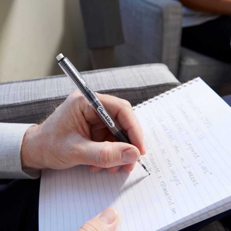 2pk #2 Mechanical Pencils with Lead/Eraser Refill ClearPoint Break Resistant .5mm Black - PaperMate