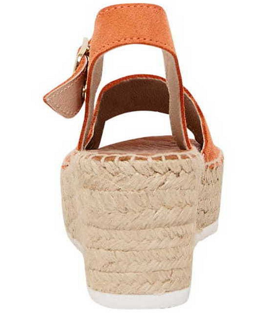 Andre Assous Cacia Suede Espadrille Wedge Sandals
