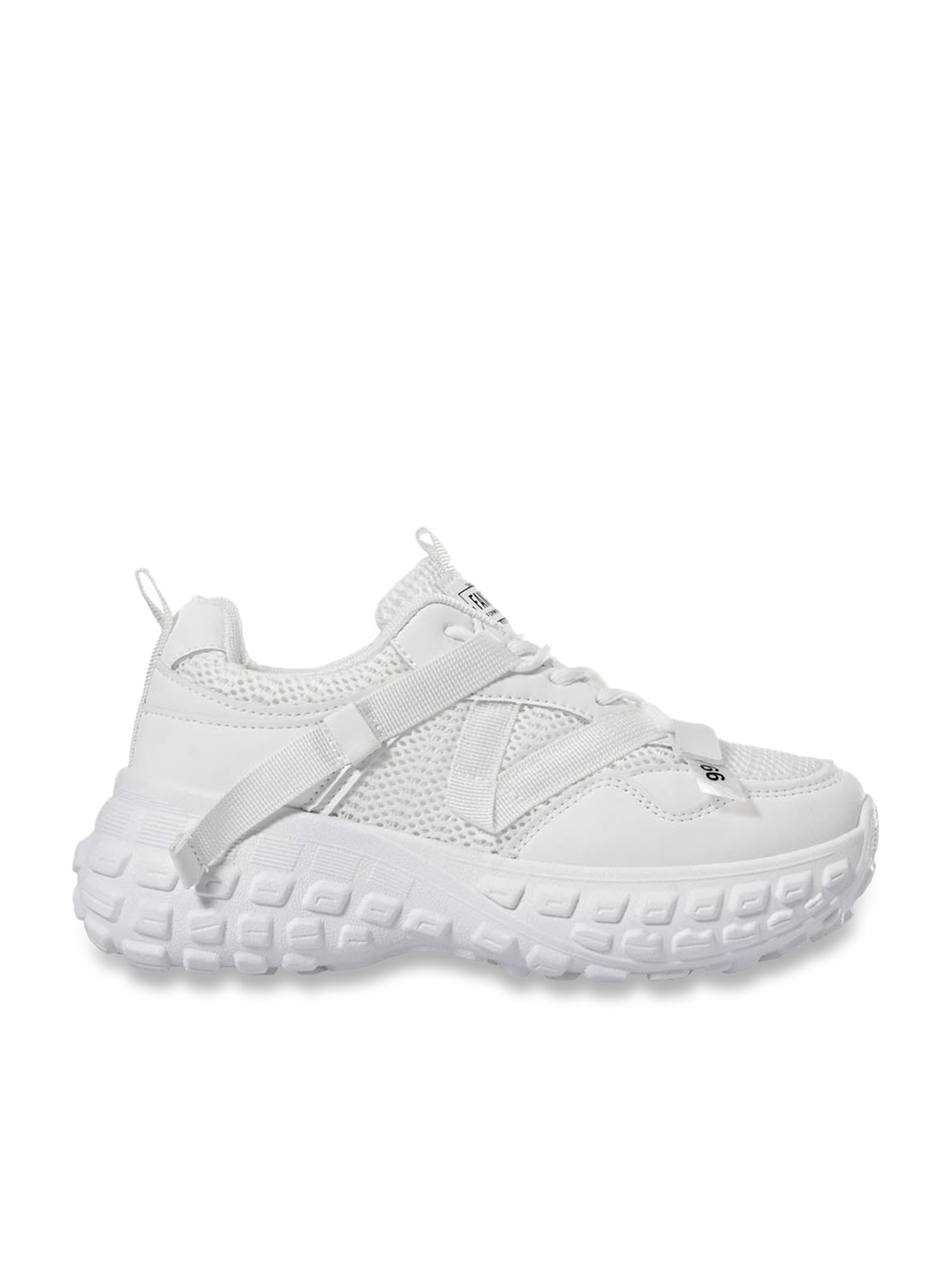 Jove Women's White Casual Sneakers