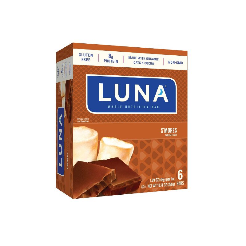 LUNA S'mores Nutrition Bars - 6ct