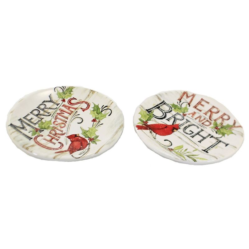 Blue Rose Polish Pottery Garland of Blue Dessert Plate