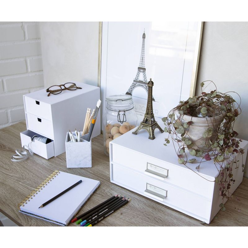Ingrid 3-Drawer Supply Chest White - Bigso Box of Sweden