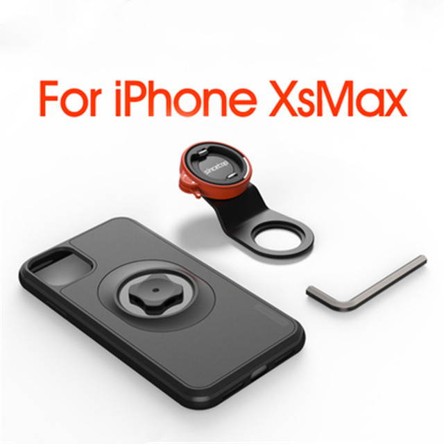 Motorcycle Phone holder For iPhone 11 Pro XsMax 8plus 7s 6 Mountain/Bike Moto Mount Cell Phone Bag Stand With Shockproof Case
