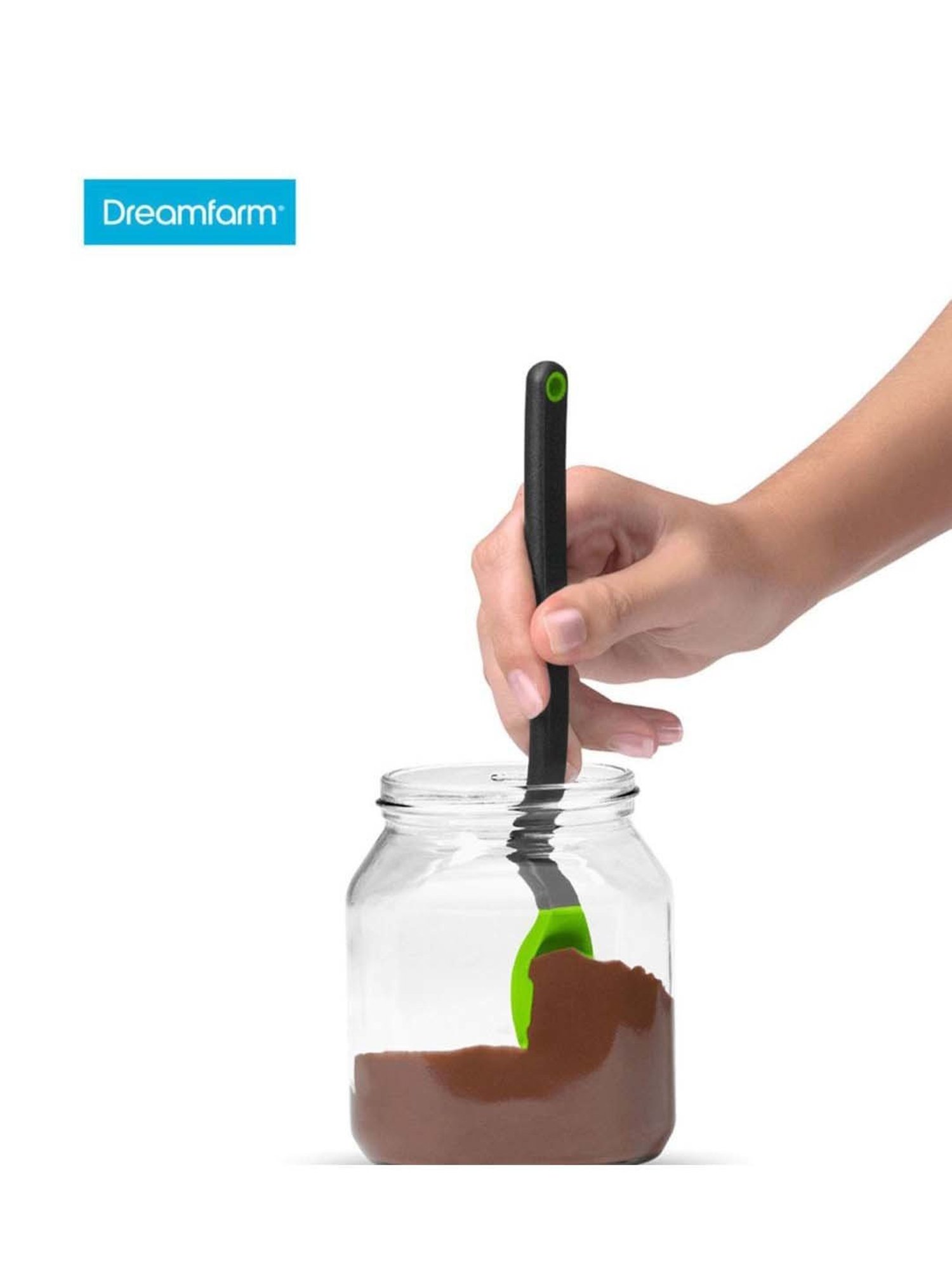 Dreamfarm Green Medium Sit Up Scraping Supoon