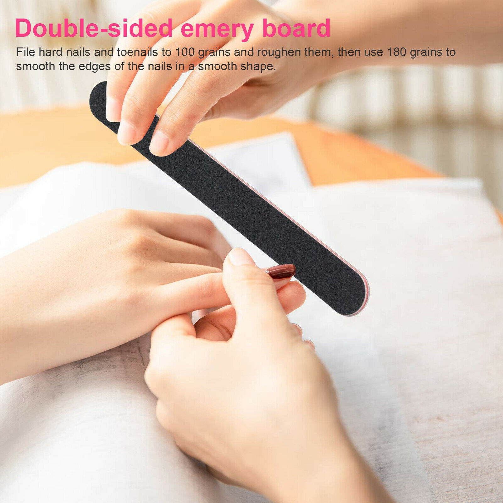 12pcs Nail Art Tips Sandpaper Block Buffer Buffing Manicure File Polish Sponge