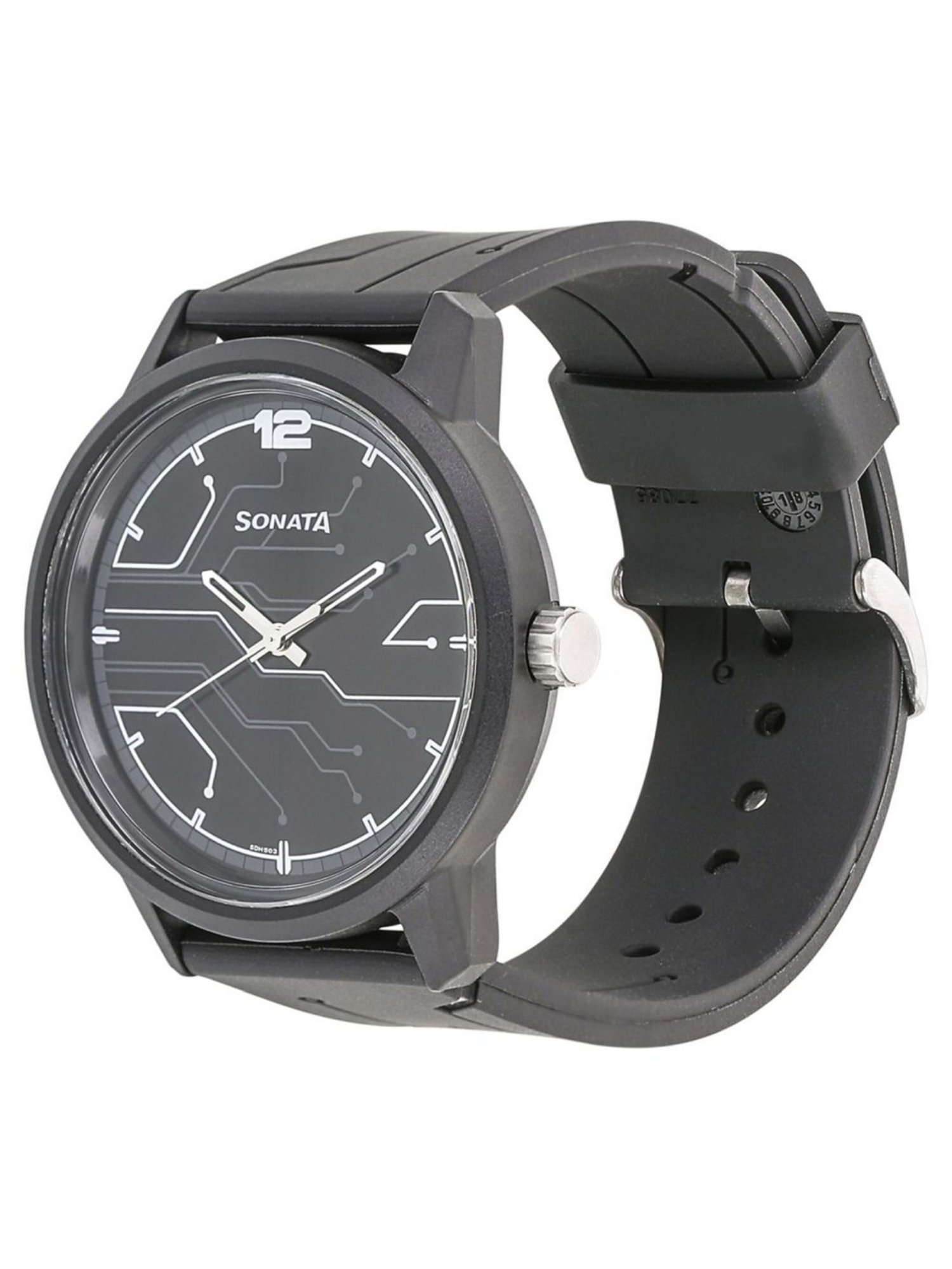 Sonata Trndz NS77085PP01W Analog Watch for Men