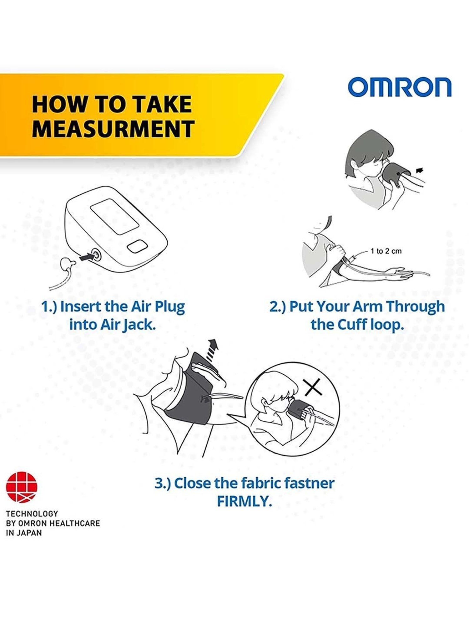 Omron HEM 7121J Fully Automatic Digital Blood Pressure Monitor (White)