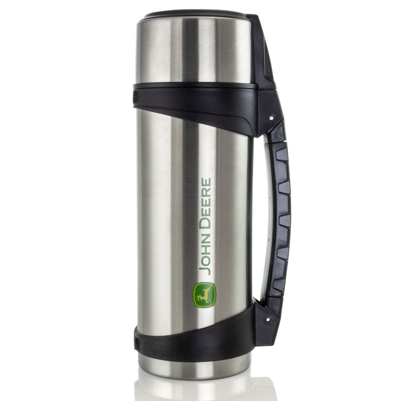 John Deere 1.05 Quart Thermal Traveler with Lid and Handle