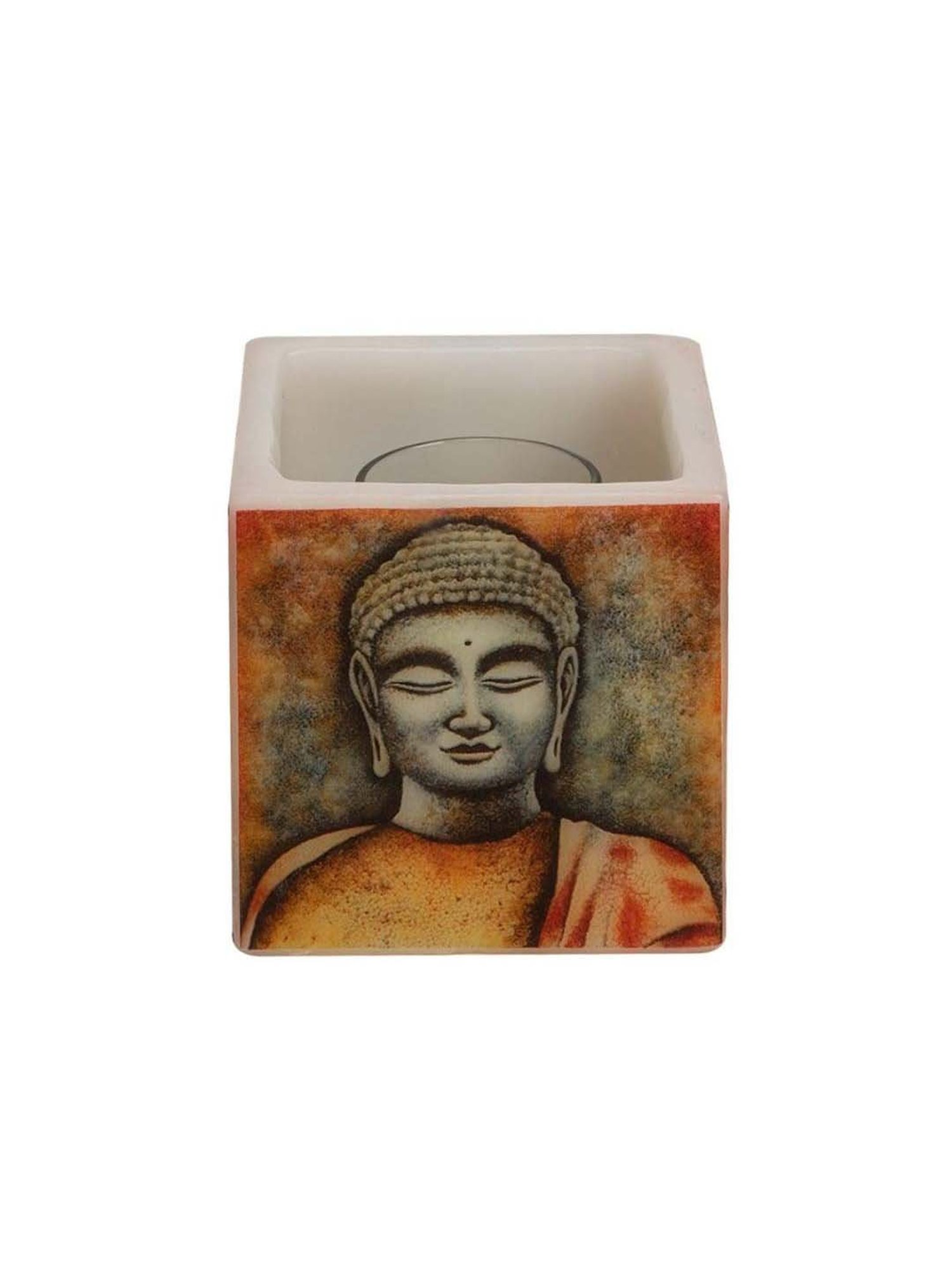 Lidded Glass Jar Crackling Wooden Wick Teak and Moss Candle - Nature's Wick