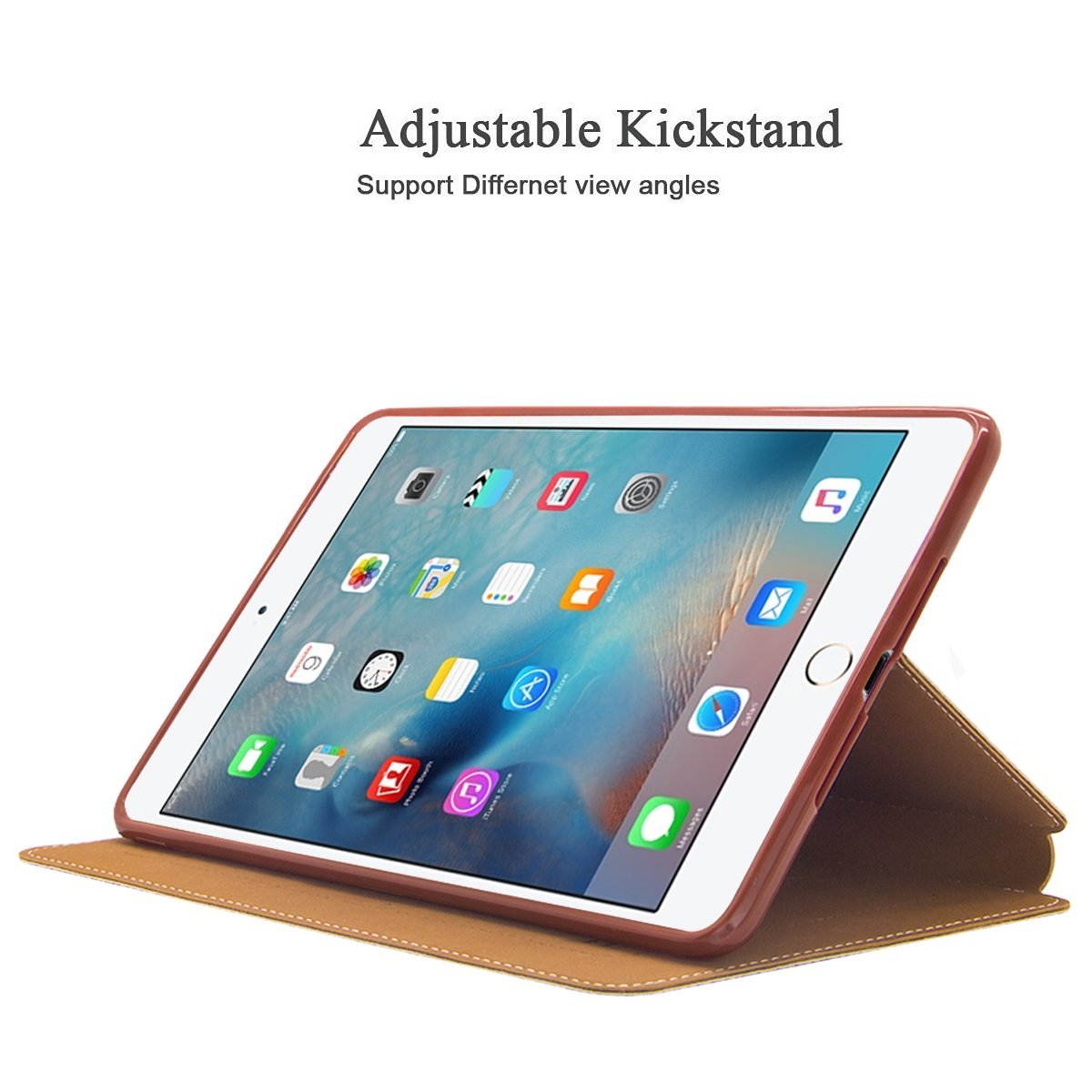 Mignova iPad Air 2 Case - Slim Fit Leather Folio Smart Case Cover with Auto Sleep / Wake Feature for Apple iPad Air 2 (iPad 6) 2014 Model