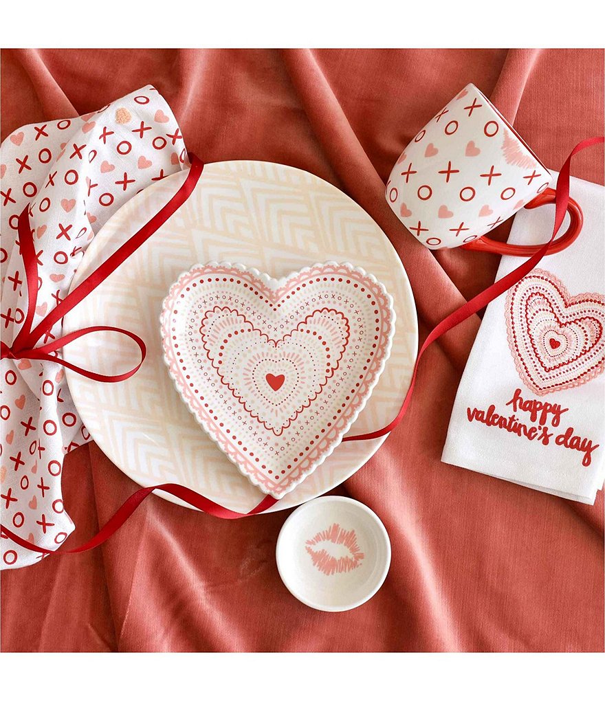 Coton Colors Blush Layered Diamond 11#double; Dinner Plate