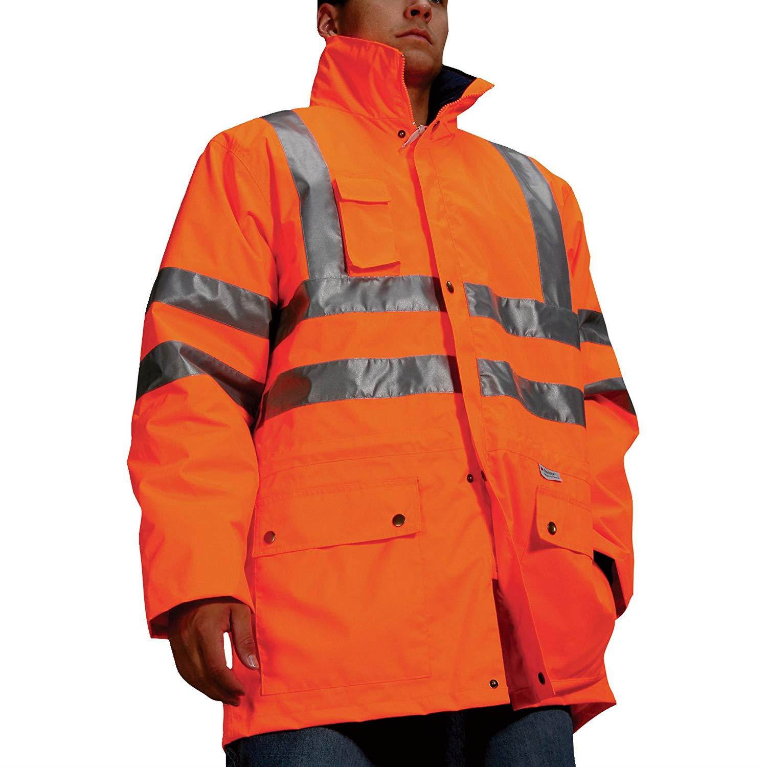 Ergodyne - 24375 - Model 8385 4 In 1 Hi Visjacket Orange Size X-la, Ea
