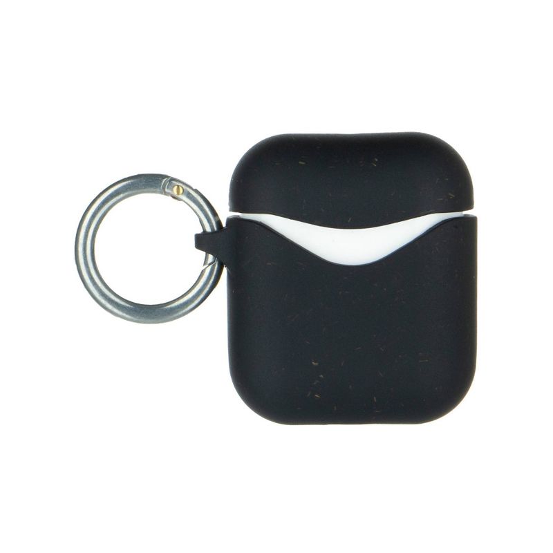 Pela Eco-Friendly Apple AirPods Gen 1&2 Case Compatible with Wireless Charging - Black