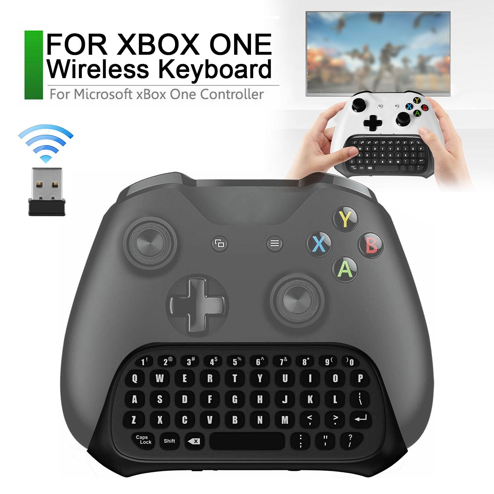 For Xbox One/S/X Controller Wireless Keyboard Mini Message Keypad Game Chatpad