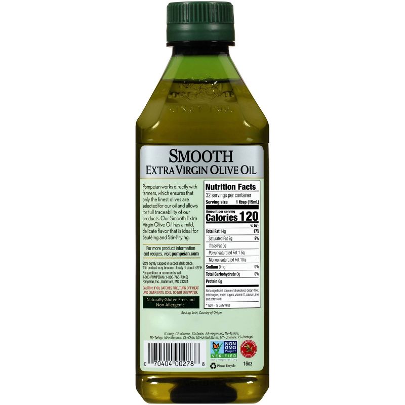 Pompeian Extra Virgin Olive Oil Smooth - 16oz