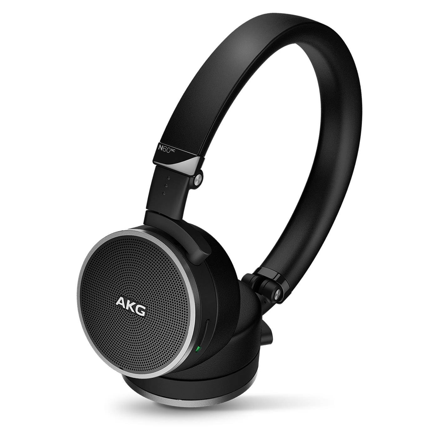 AKG N60 NC Noise-Canceling On-Ear Headphones (Black)