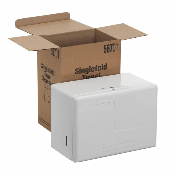 GEORGIA-PACIFIC 56701 7-1/8"H x 11-5/16"W, Towel Dispenser, White