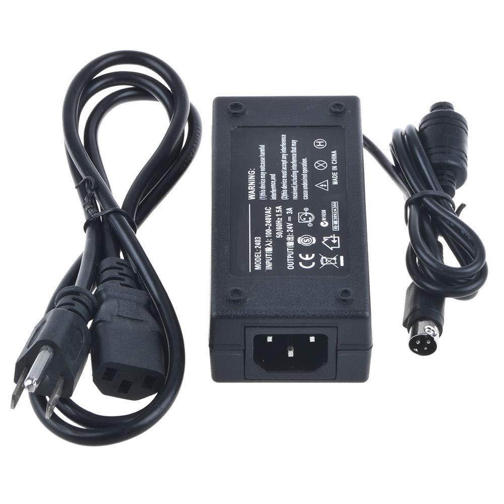 SLLEA 4-Pin DIAC/DC Adapter for Partner Tech PT-5500 All-in-One POS Terminal PartnerTech PT5500 Power Supply Cord Cable PS Charger Mains PSU