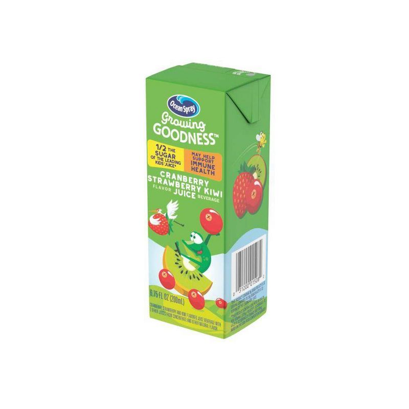 Ocean Spray Growing Goodness Cranberry Strawberry Kiwi Juice Drink - 8pk/6.75 fl oz Boxes