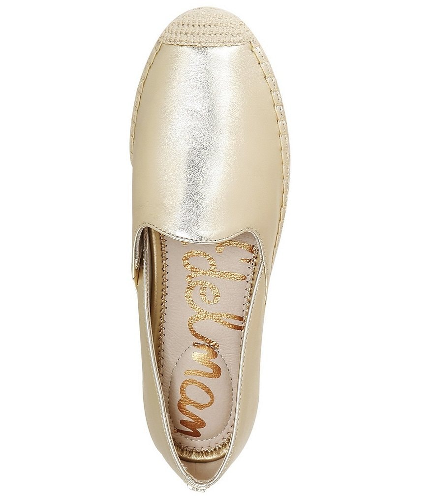 Sam Edelman Kesia Leather Espadrille Flats