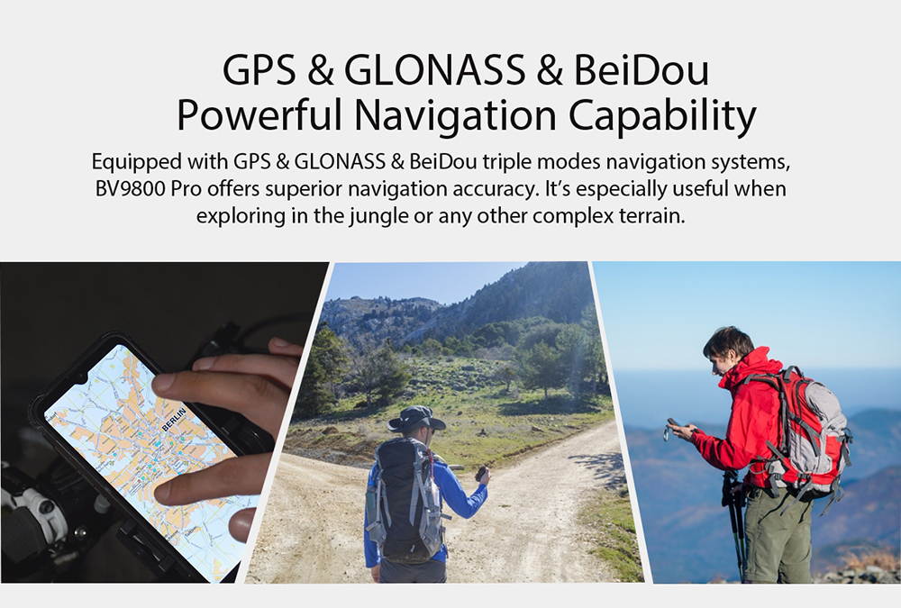 Blackview BV9800 Pro Global First Thermal imaging Smartphone Helio P70 Android 9.0 6GB+128GB Waterproof 6580mAh Mobile Phone